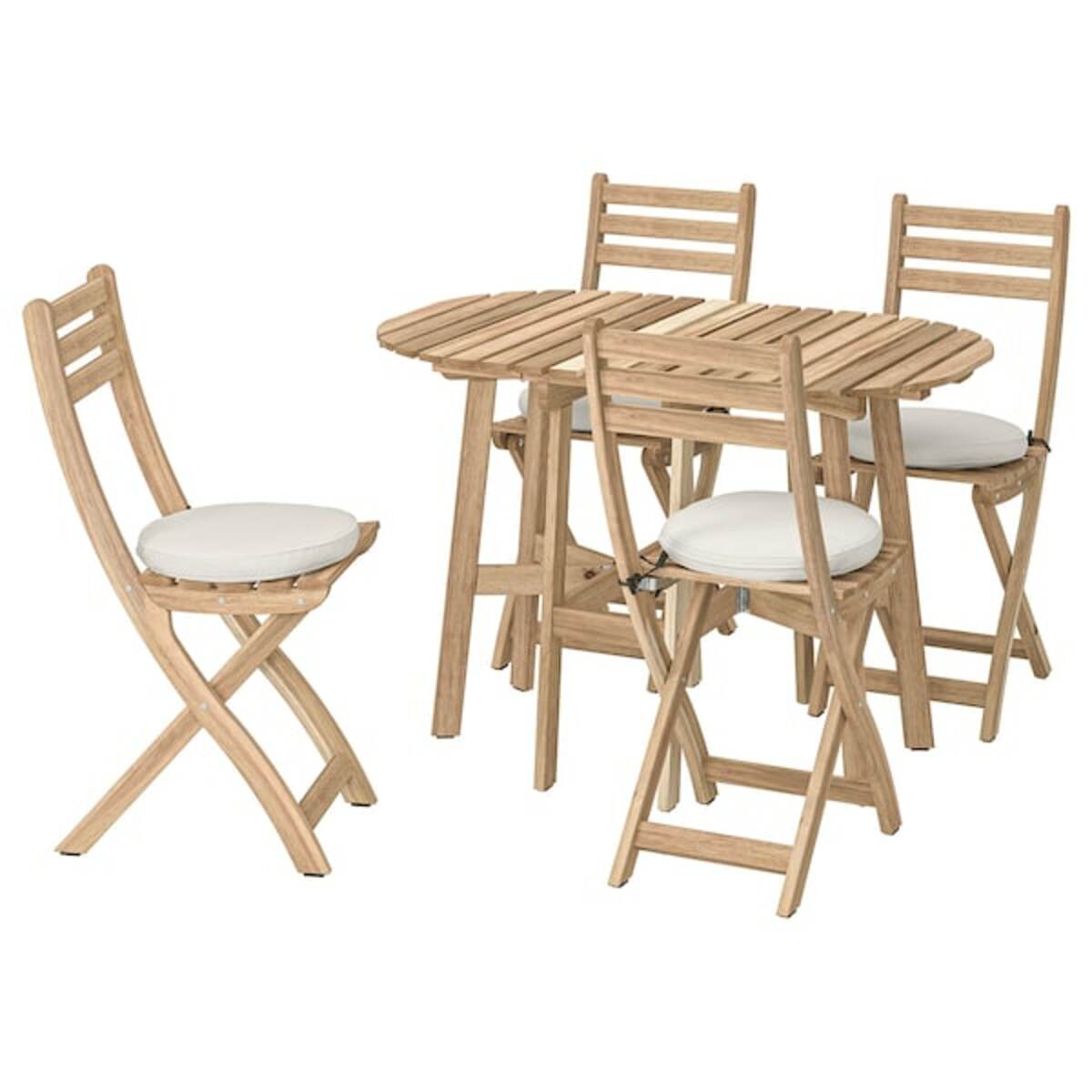 Bild 1 von ASKHOLMEN  Klapptisch+4 Klappstühle/außen