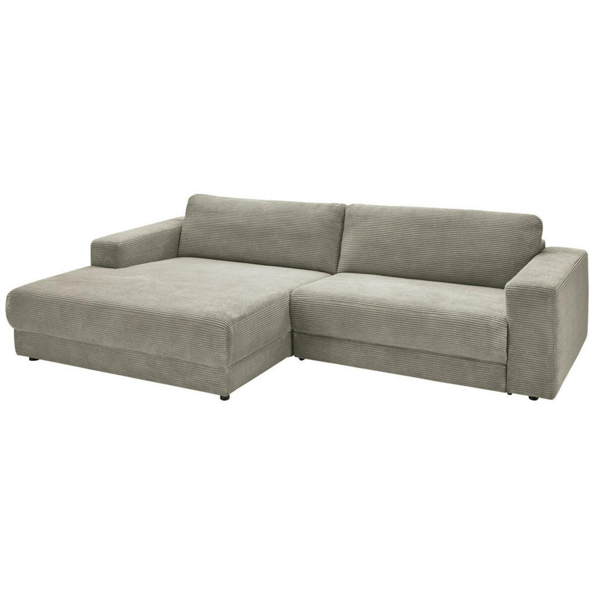 Bild 1 von Pure Home Lifestyle Ecksofa, Graubraun, Textil, 4-Sitzer, Ottomane links, L-Form, 296x168 cm, Blauer Engel, Goldenes M, Oeko-Tex® Standard 100, DGM-Klimapakt, DGM-Emissionslabel, Typenauswahl, Leder