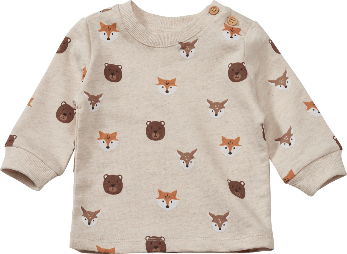 Bild 1 von ALANA Sweatshirt mit Tier-Muster, beige, Gr.68