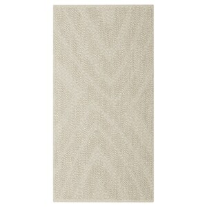 FULLMAKT  Teppich flach gewebt, drinnen/drau, beige/meliert 80x150 cm