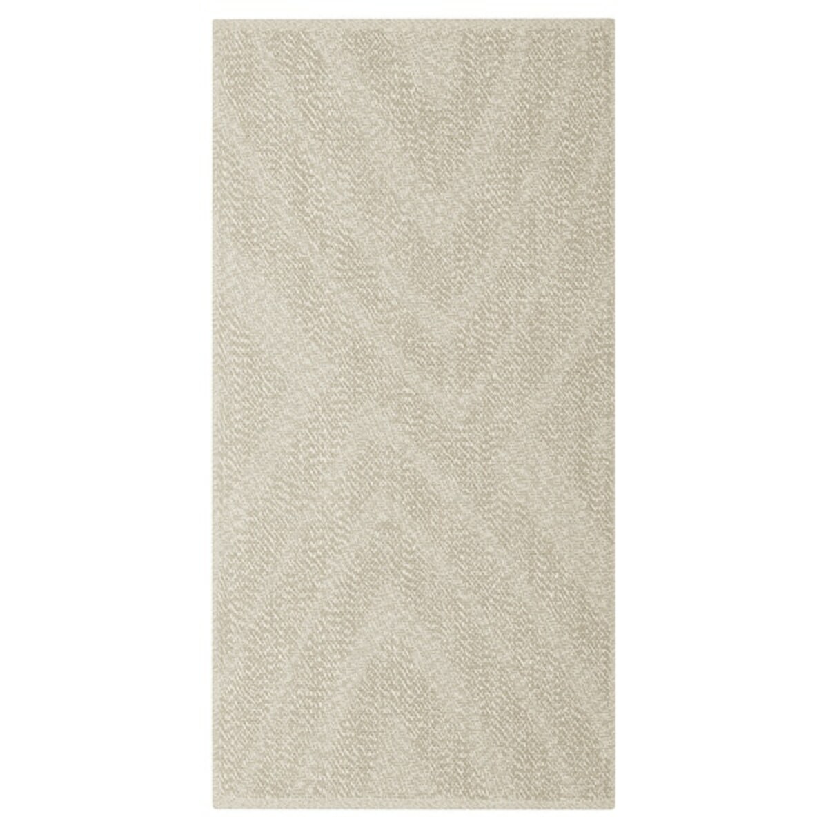 Bild 1 von FULLMAKT  Teppich flach gewebt, drinnen/drau, beige/meliert 80x150 cm