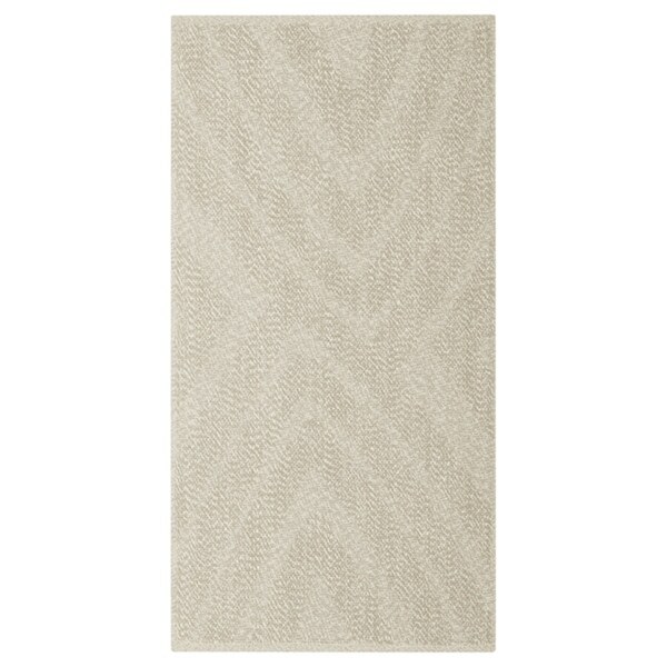 Bild 1 von FULLMAKT  Teppich flach gewebt, drinnen/drau, beige/meliert 80x150 cm