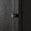 Bild 4 von BILLY / OXBERG  Bücherregal mit Tür, schwarz Eichenachbildung 40x30x106 cm
