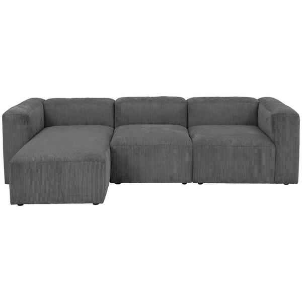 Bild 1 von Max Winzer Ecksofa, Grau, Textil, 4-Sitzer, 275x160 cm, Goldenes M, Made in Germany, Rücken echt, Armteil links, Wohnzimmer, Sofas & Couches, Wohnlandschaften