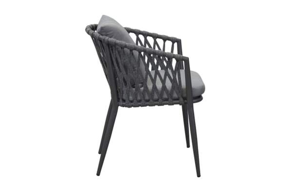 Bild 3 von Gartenstuhl Sunrepo, Kissen grau, Metallgestell in anthrazit