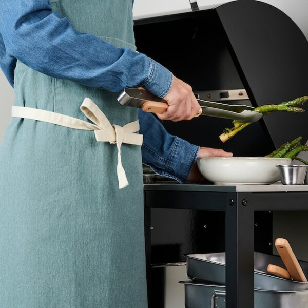 Bild 2 von GRILLTIDER  Schürze, grautürkis 67x85 cm