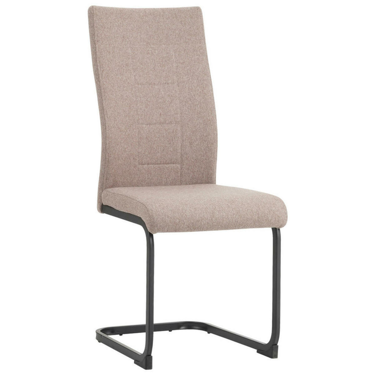 Bild 1 von Carryhome Schwingstuhl, Taupe, Metall, Textil, C-Form, Rundrohr, 44x100x59 cm, Stoffauswahl, Esszimmer, Stühle, Esszimmerstühle, Schwingstühle