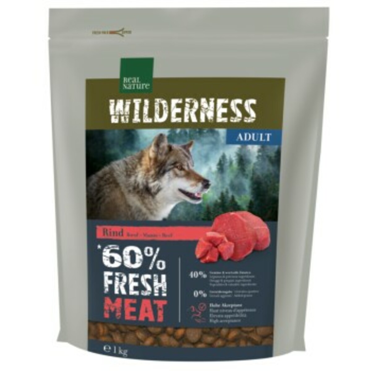 Bild 1 von REAL NATURE WILDERNESS Fresh Meat Beef Adult 1 kg