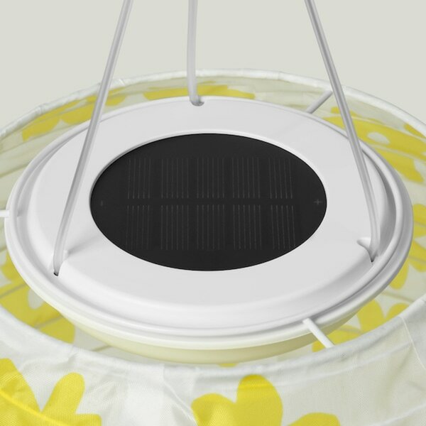 Bild 4 von SOLVINDEN  Solarhängeleuchte, LED, für draußen rund/gelb Blume 22 cm