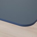 Bild 2 von BEKANT  Eckschreibtisch rechts sitz-/steh, Linoleum blau/schwarz 160x110 cm