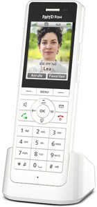FRITZ!Fon X6 IP-Telefon Schnurlos mit Anrufbeantworter weiß