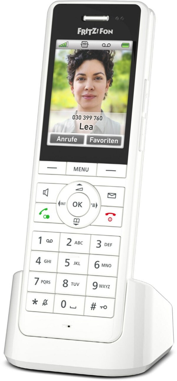 Bild 1 von FRITZ!Fon X6 IP-Telefon Schnurlos mit Anrufbeantworter weiß