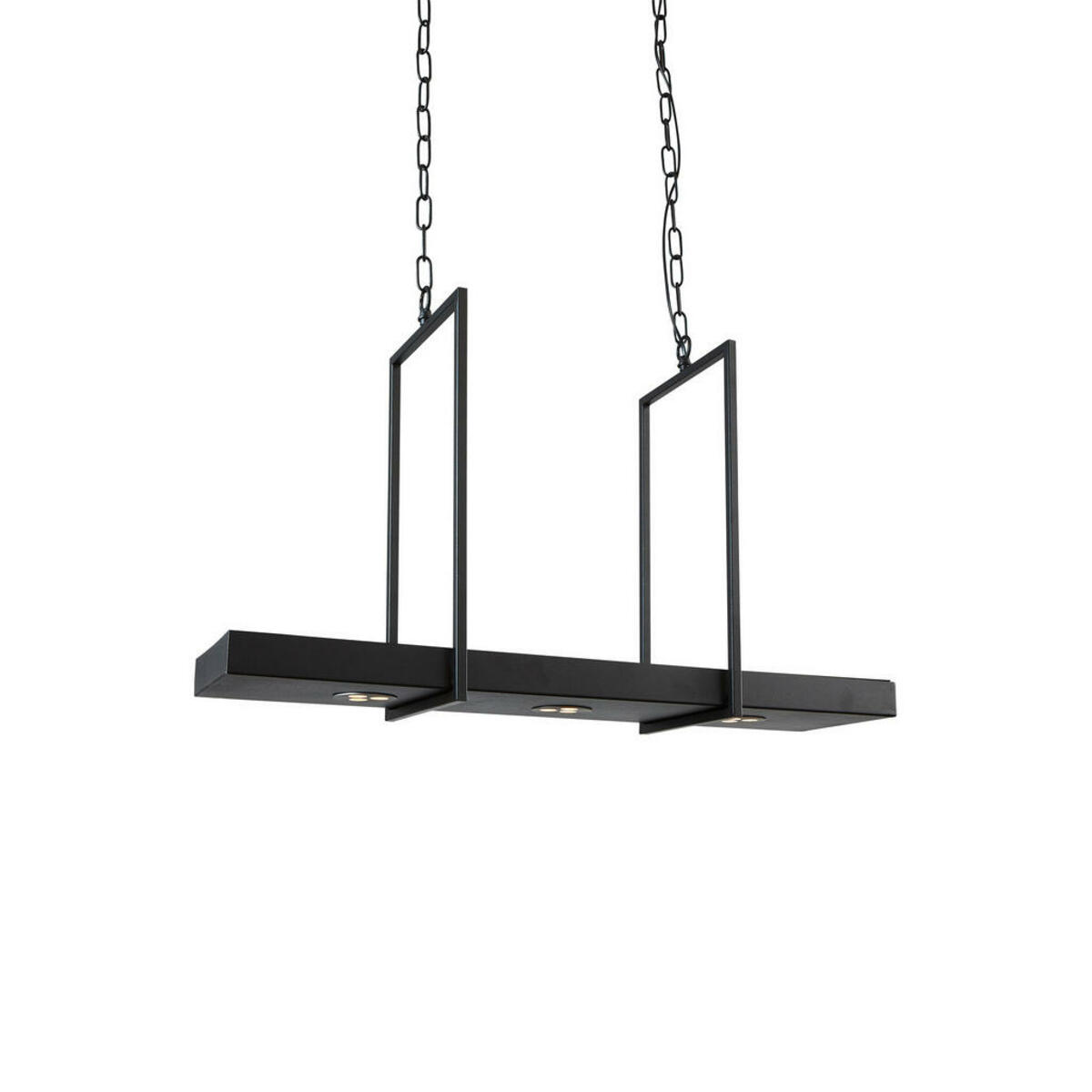 Bild 1 von Markslöjd Pendelleuchte, Schwarz, Metall, quadratisch,quadratisch, F, 80x50x22.5 cm, CE, Lampen & Leuchten, Innenbeleuchtung, Hängelampen, Pendelleuchten