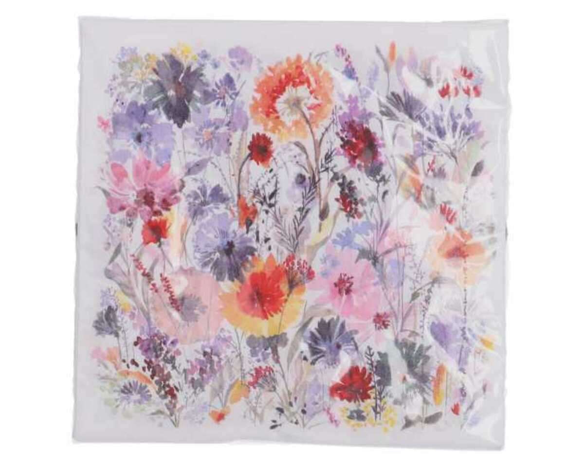 Bild 1 von Servietten 20er 33x33cm Blumenwiese