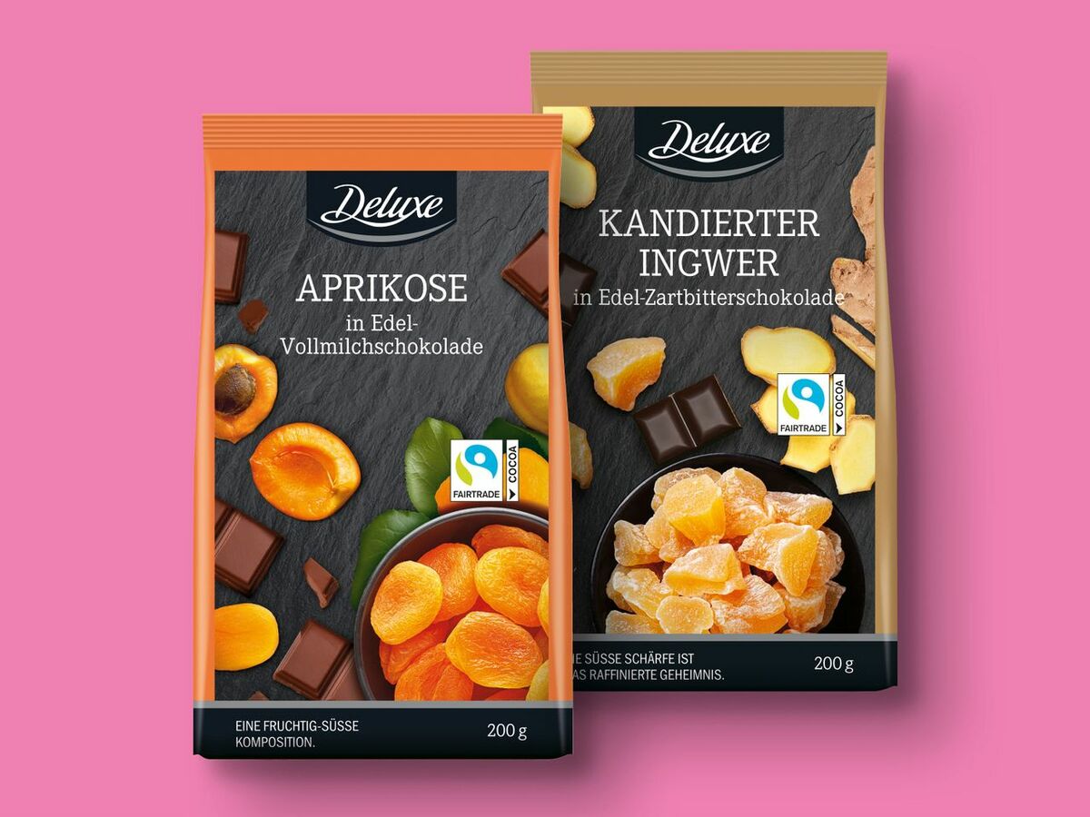 Bild 1 von Deluxe Schokolierte Früchte, 
         200 g