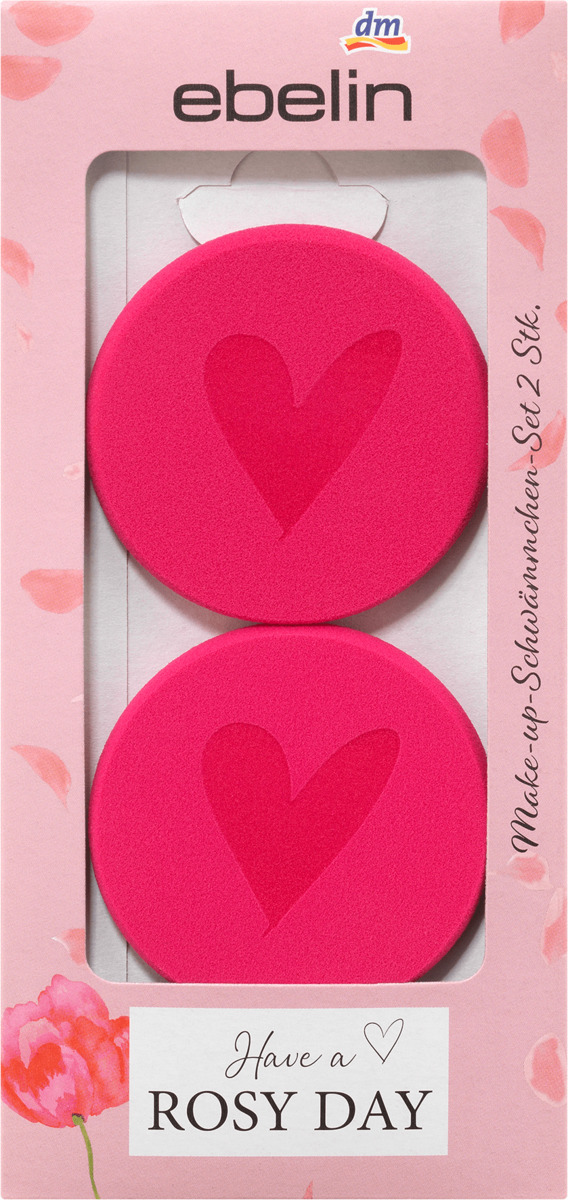 Bild 1 von ebelin Make-up Schwämmchen Set Have a rosy day