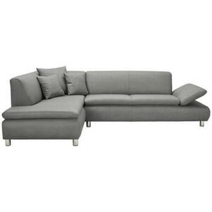 Max Winzer Ecksofa, Grau, Textil, 4-Sitzer, Ottomane links, nicht einzeln stellbar, L-Form, 270x190 cm, Goldenes M, Made in Europe, Rücken echt, Wohnzimmer, Sofas & Couches, Wohnlandschaften, Ecksof