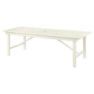 BONDHOLMEN  Tisch/außen, weiß/beige 235x90 cm