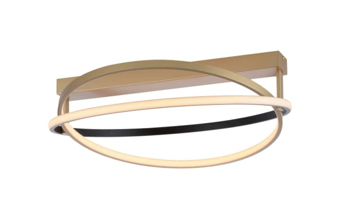 Bild 1 von LED-Deckenleuchte Q-Beluga, messing, 59,5 cm