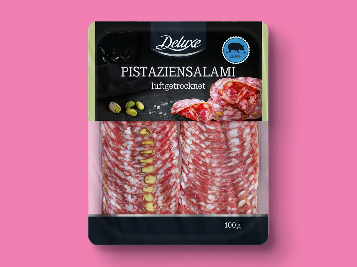 Bild 1 von Deluxe Pistaziensalami, 
         100 g