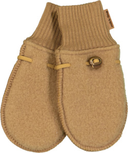 Mikk-Line Handschuhe mit Wolle, braun, Gr. 62/68