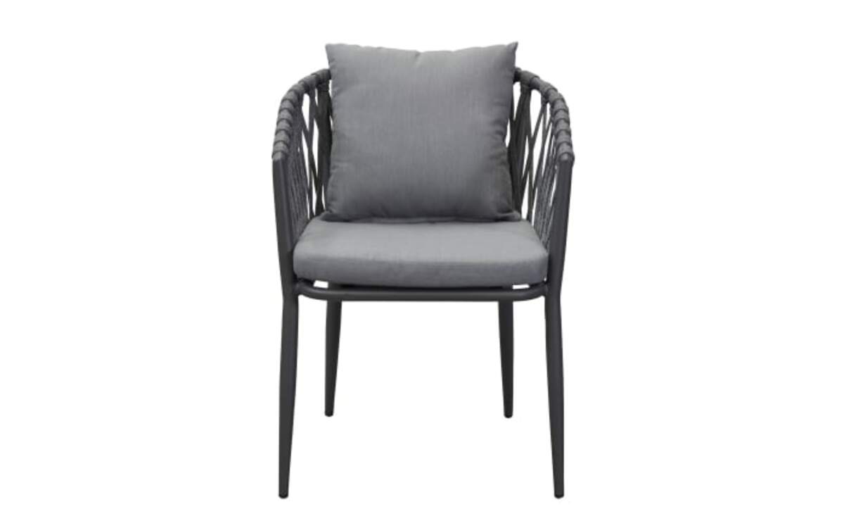 Bild 2 von Gartenstuhl Sunrepo, Kissen grau, Metallgestell in anthrazit