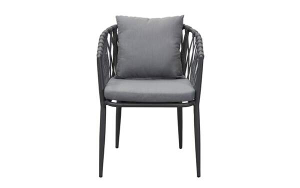Bild 2 von Gartenstuhl Sunrepo, Kissen grau, Metallgestell in anthrazit