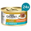 Bild 1 von GOURMET Gold Raffiniertes Ragout mit Thunfisch 24x85g