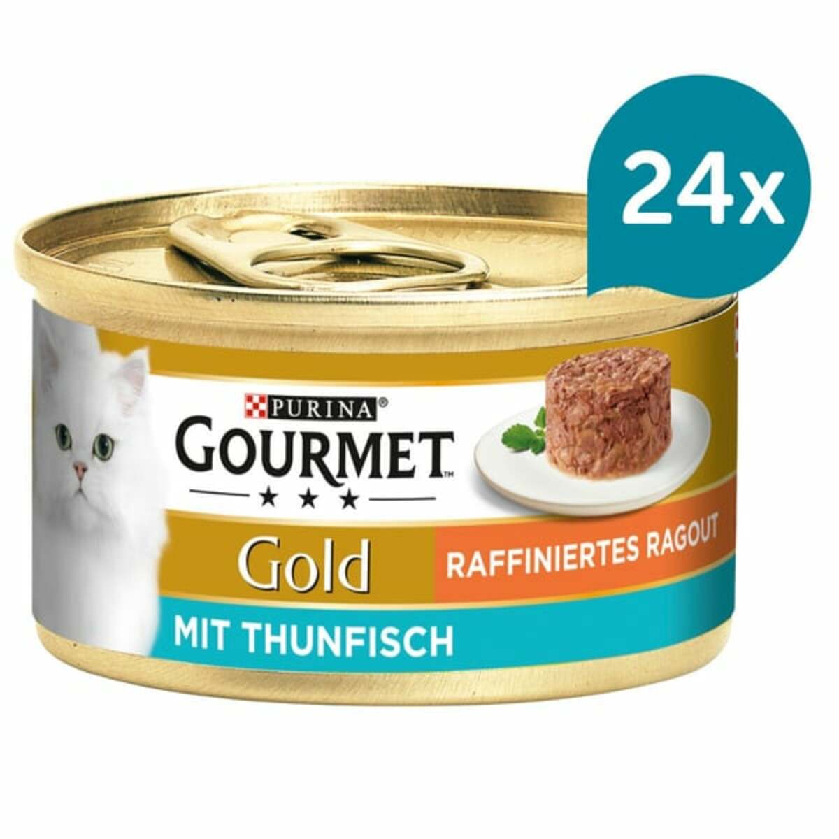 Bild 1 von GOURMET Gold Raffiniertes Ragout mit Thunfisch 24x85g