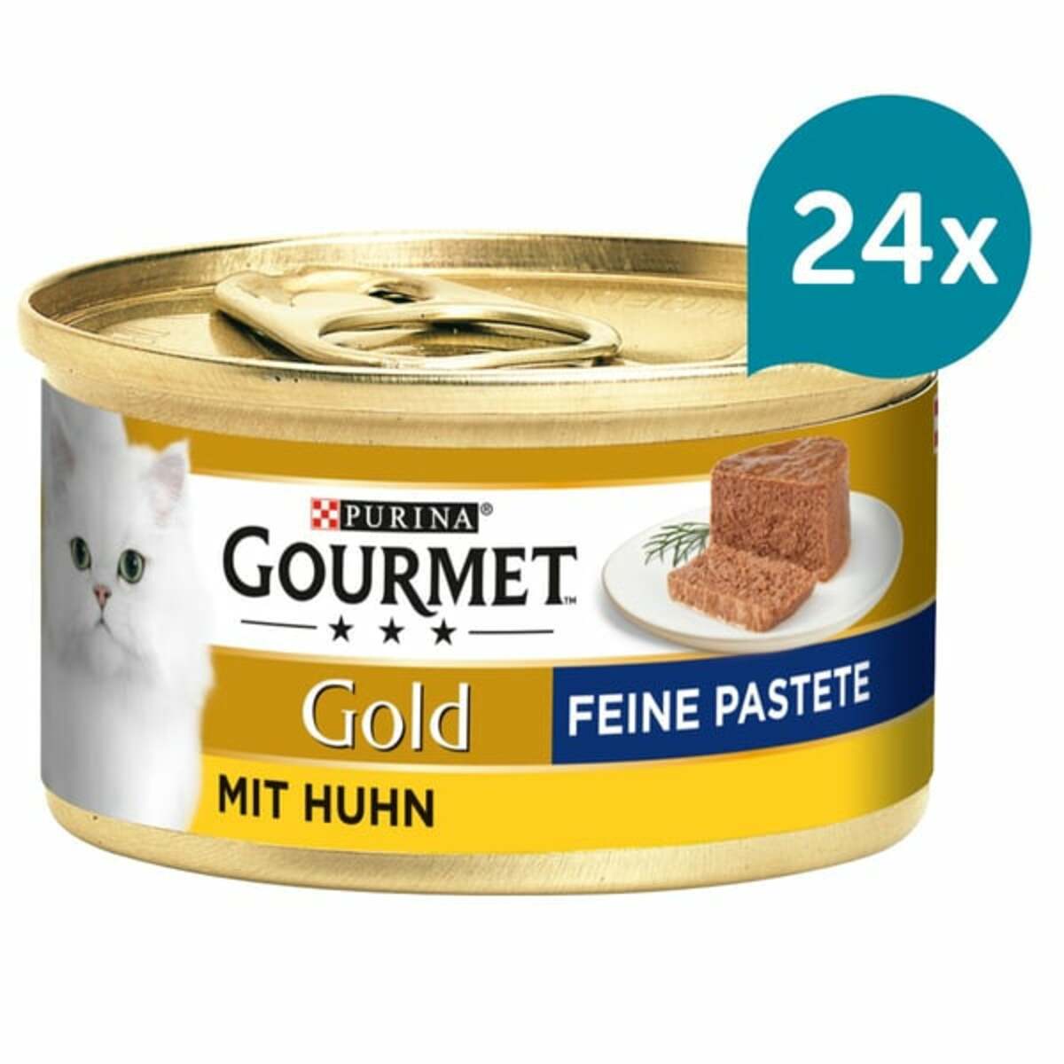 Bild 1 von GOURMET Gold Feine Pastete mit Huhn 24x85g