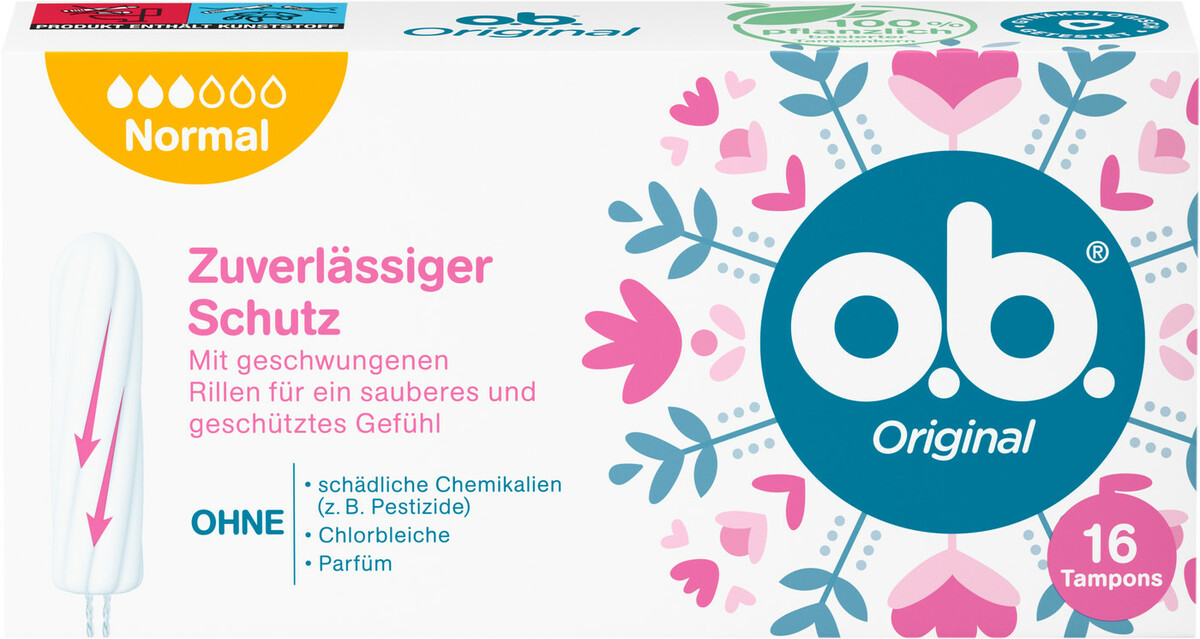 Bild 1 von o.b.Original Tampons Normal 16ST