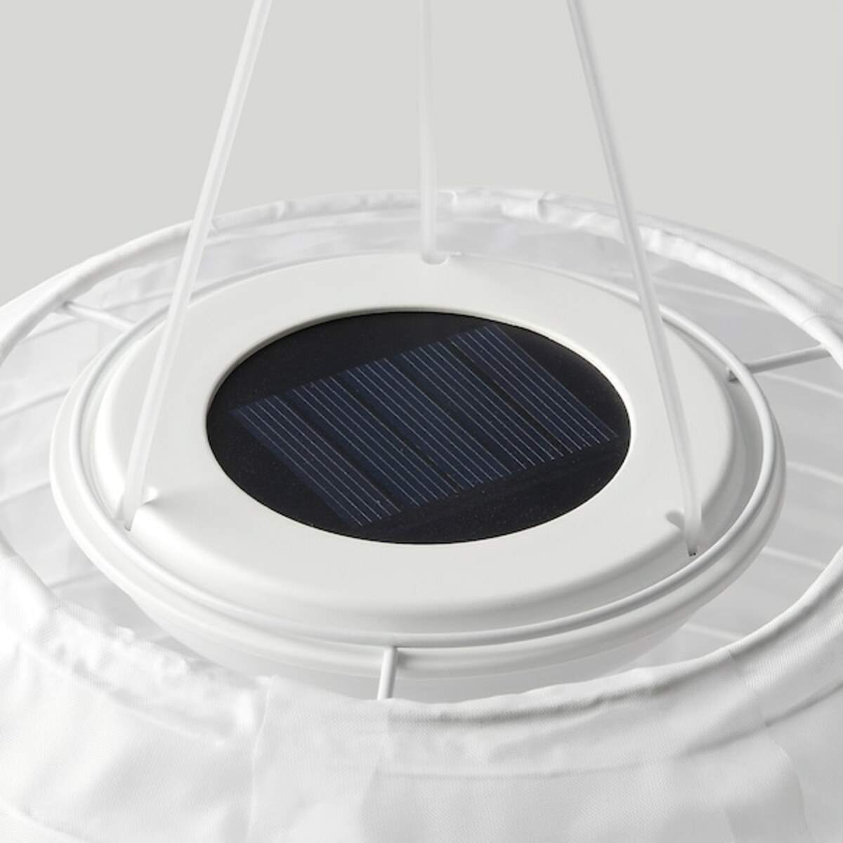 Bild 2 von SOLVINDEN  Solarhängeleuchte, LED, für draußen/oval weiß 43 cm