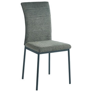 Carryhome Stuhl, Grün, Metall, Textil, rund, 44x95x57 cm, Stoffauswahl, Esszimmer, Stühle, Esszimmerstühle, Vierfußstühle