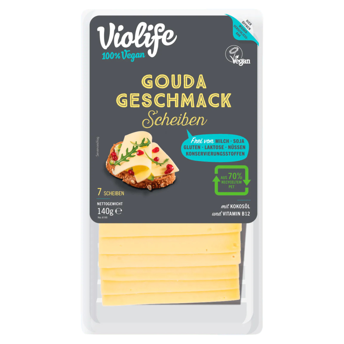 Bild 1 von Violife Gouda Geschmack Scheiben 140g