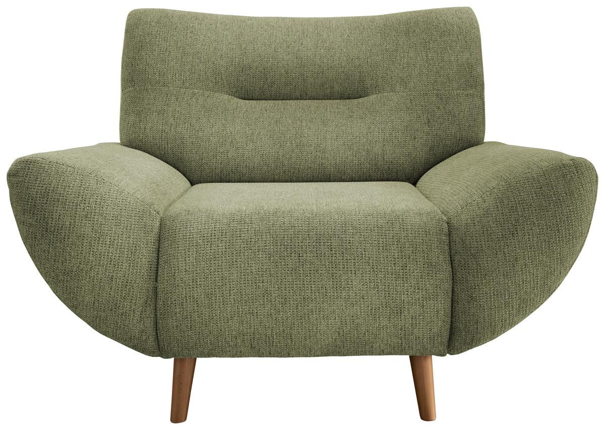 Bild 1 von Sessel Drago Grün Chenille, Grün