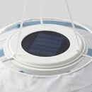 Bild 3 von SOLVINDEN  Solarhängeleuchte, LED, für draußen oval/blau Streifen 43 cm