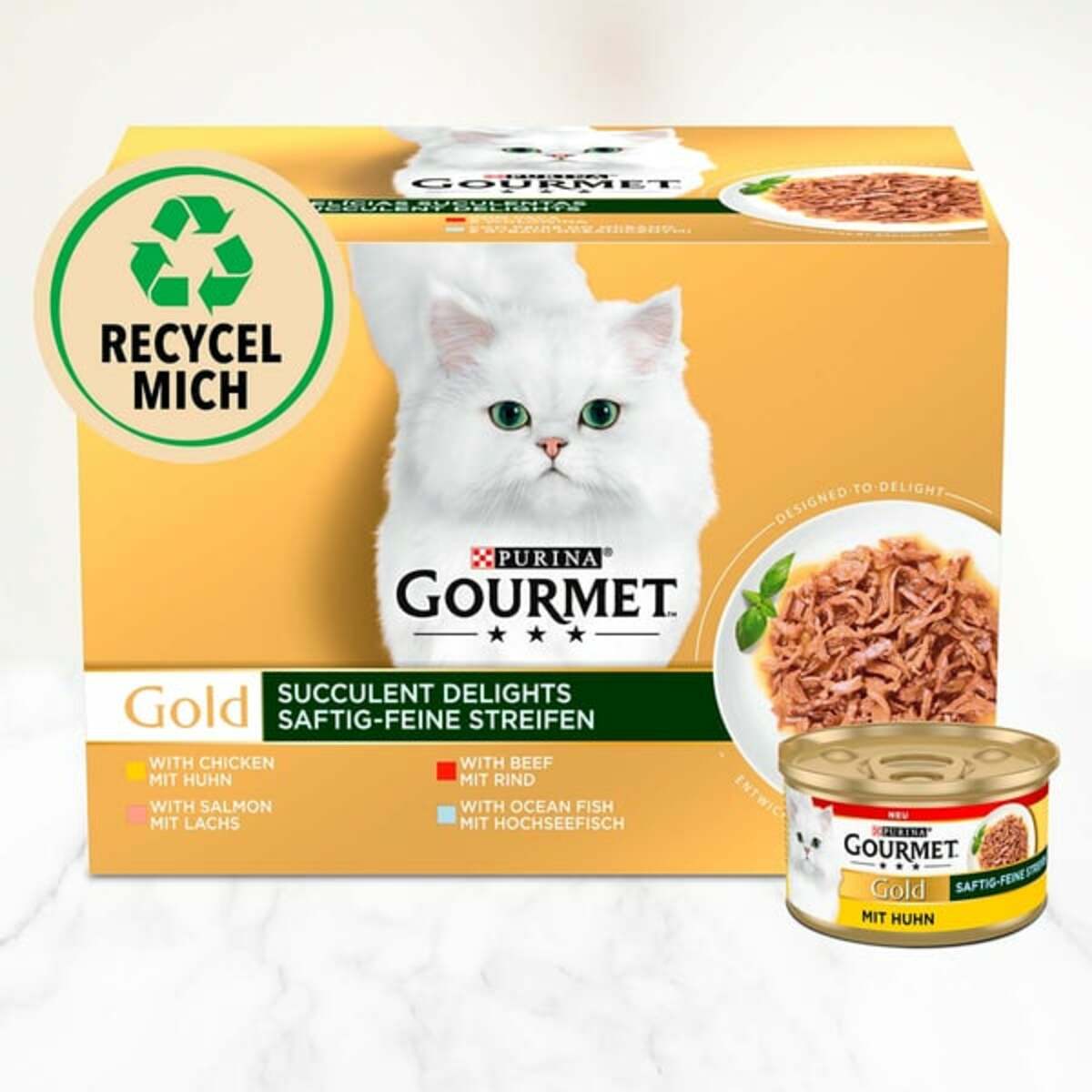 Bild 1 von GOURMET GOLD Saftig-feine Streifen Sorten-Mix 96x85g