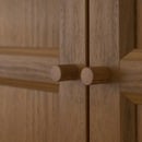 Bild 3 von BILLY  Bücherregal mit Türen, braun Nussbaumnachbildung 80x30x202 cm