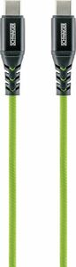 Schwaiger Sync und Ladekabel 1,2 m Type-C grün 0697203866