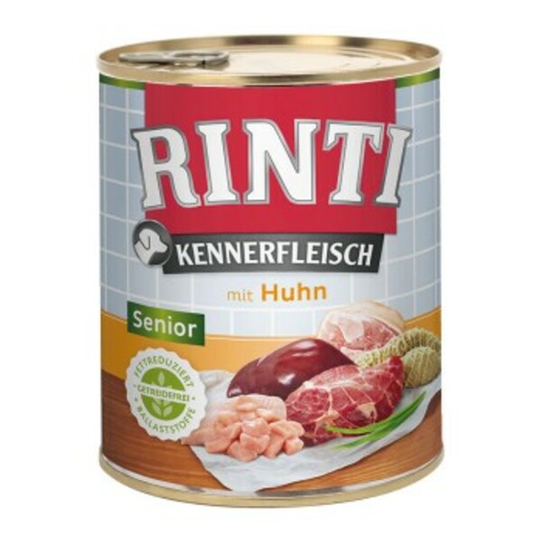 Bild 1 von RINTI Kennerfleisch Senior Huhn 24x800 g