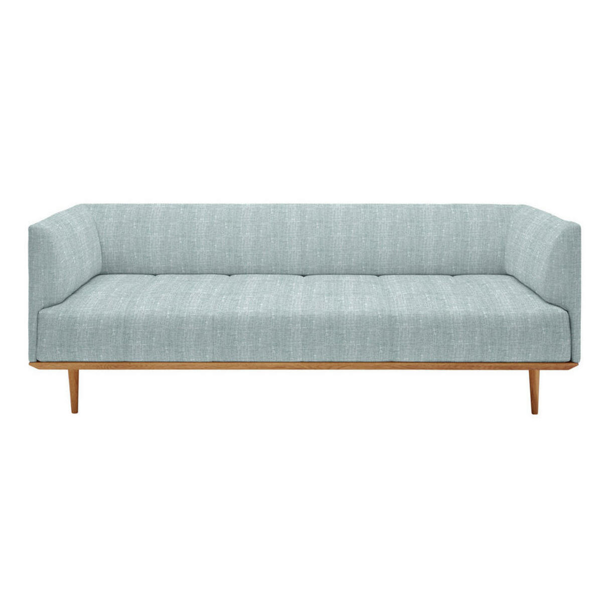Bild 1 von Joka Bigsofa, Blau, Grün, Textil, Eiche, 220x77x120 cm, Typenauswahl, Stoffauswahl, Wohnzimmer, Sofas & Couches, Sofas, Bigsofas