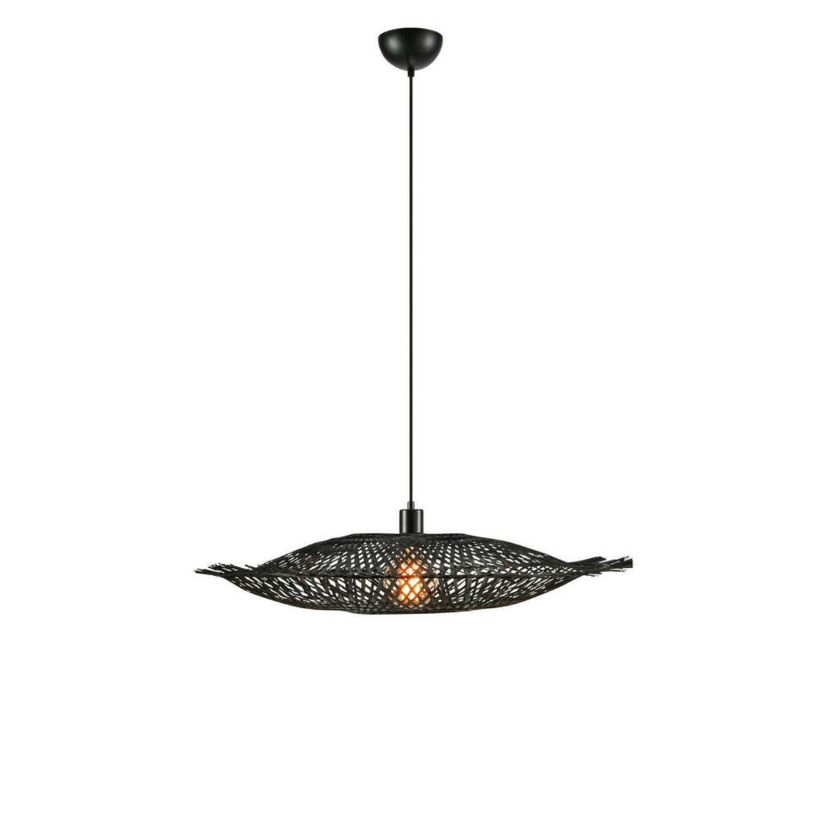 Bild 1 von Markslöjd Hängeleuchte, Schwarz, Metall, Naturmaterialien, oval,oval, 71x15x75 cm, CE, höhenverstellbar, Lampen & Leuchten, Innenbeleuchtung, Hängelampen