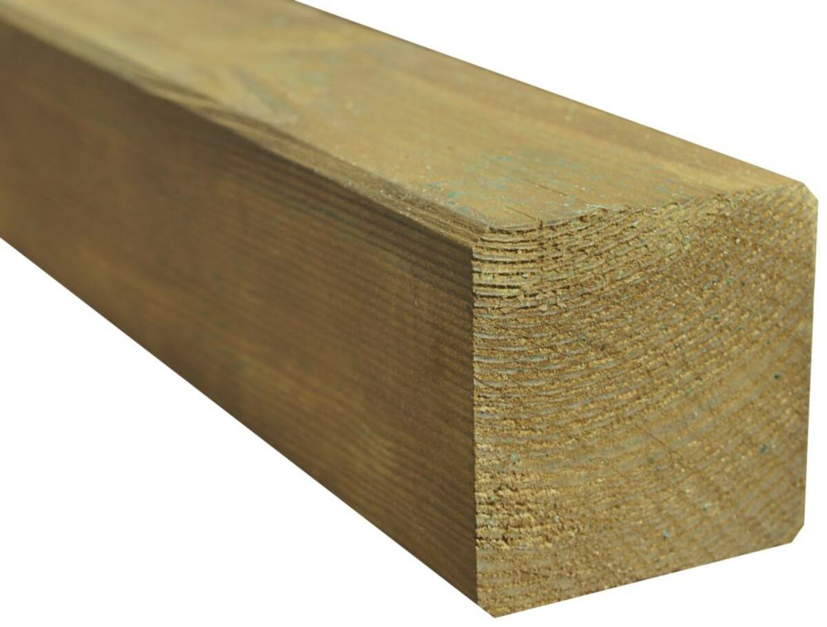 Bild 1 von Kantholzpfosten 300 cm, 90 x 90 mm, kesseldruckimprägniert