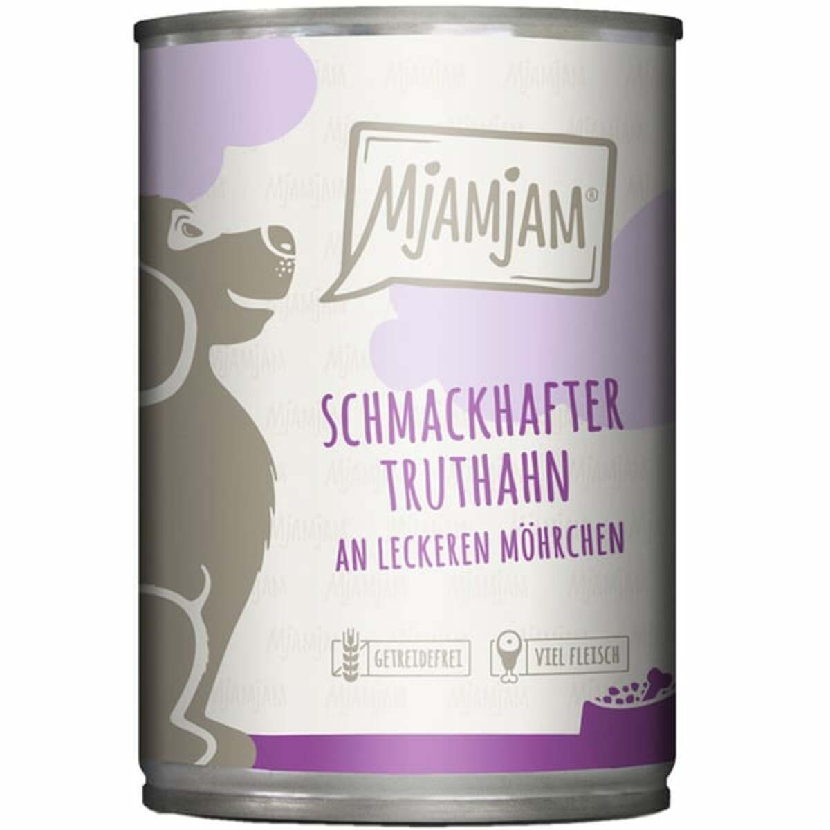 Bild 1 von MjAMjAM schmackhafter Truthahn an leckeren Möhrchen 6x400g