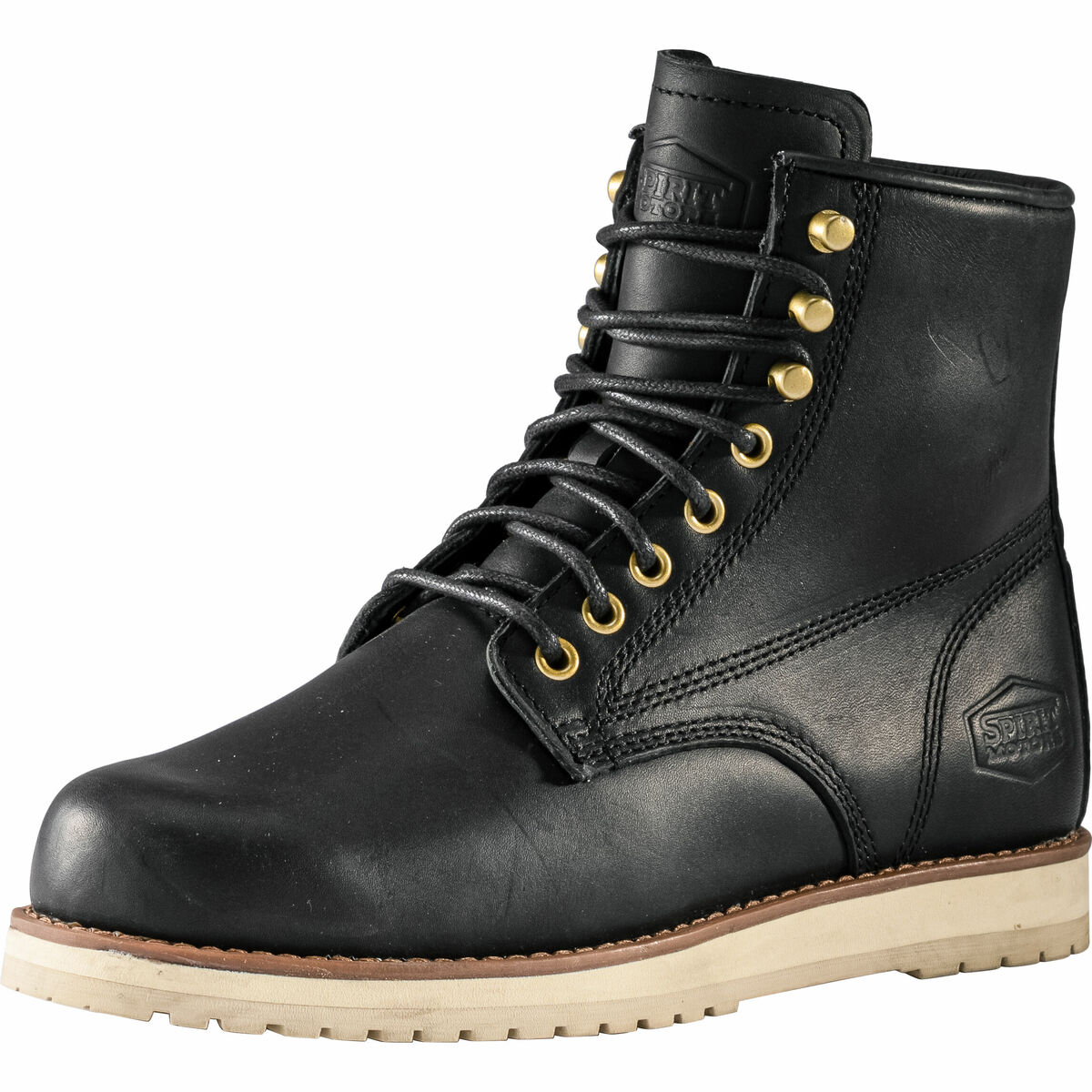 Bild 1 von Spirit Motors Robby Wings Motorradschnürstiefel kurz schwarz 41 Herren