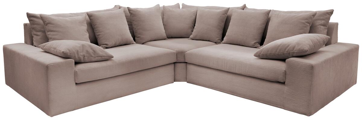 Bild 1 von Wohnlandschaft Avellino Rosa Cord, Rosa