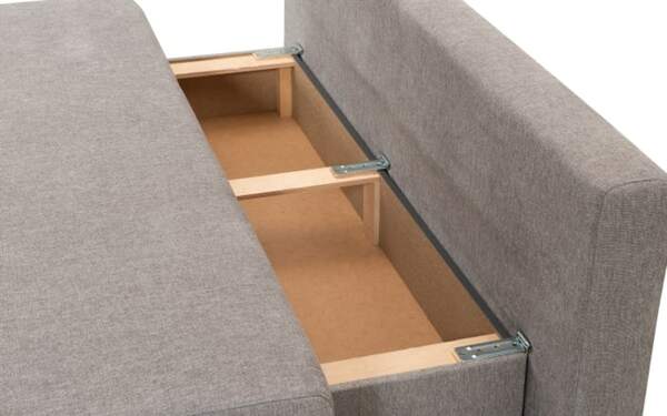 Bild 4 von Livin - Schlafsofa 2815 Malmö, grau, Liegefläche 135 x 200 cm