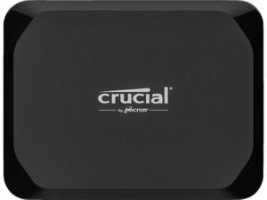 CRUCIAL X9 Portable Festplatte, 4 TB SSD, extern, Schwarz, Schwarz