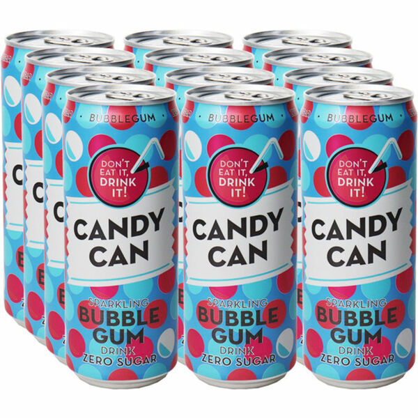 Bild 1 von Candy Can Sparkling Bubble Gum, 12erPack (EINWEG) zzgl. Pfand