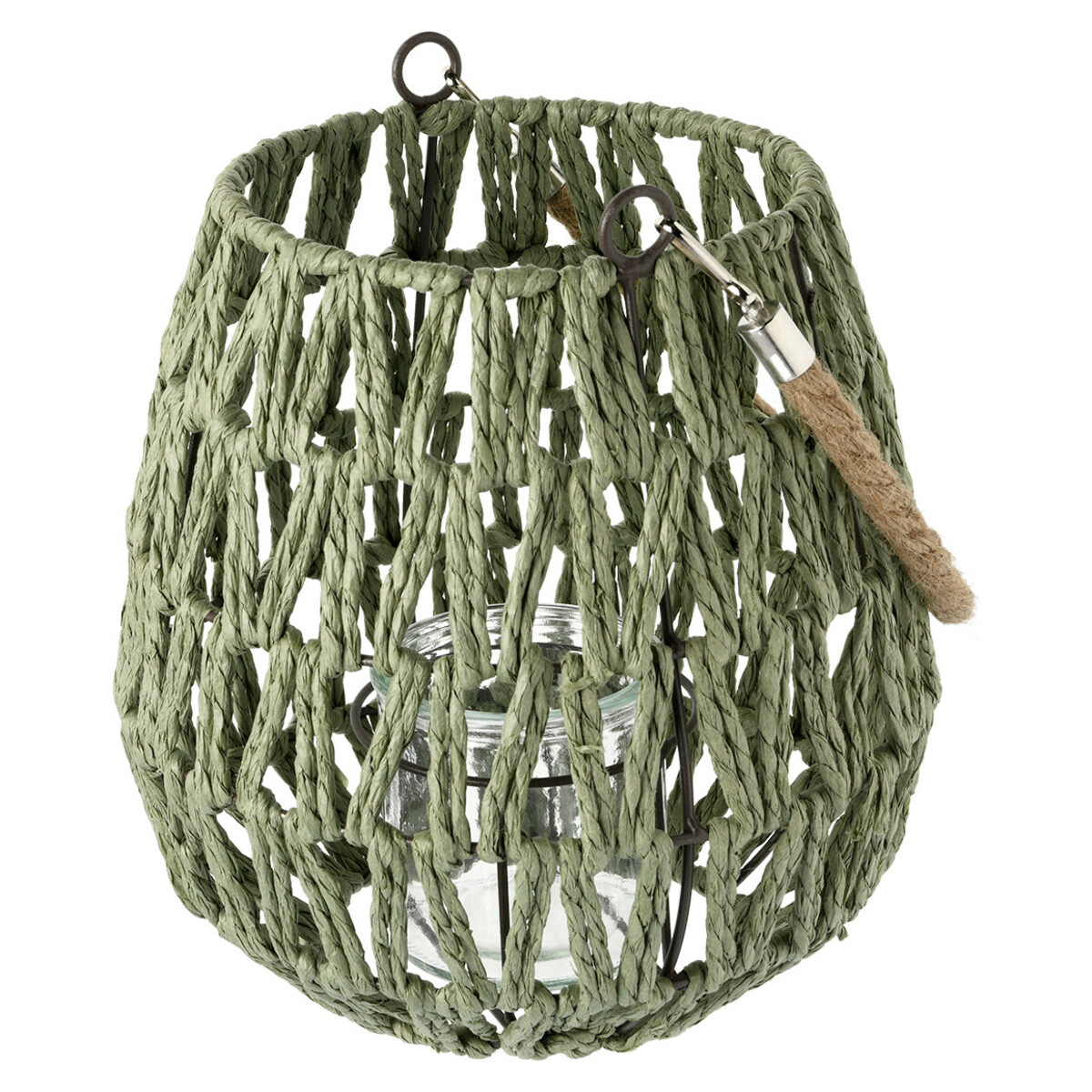 Bild 1 von Laterne mit Henkel DUNKELGRÜN